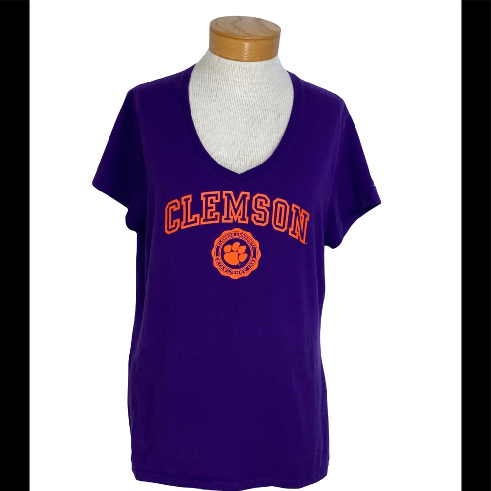 Clemson Purple T-shirt Large